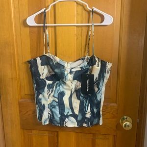 Corset multicolored top